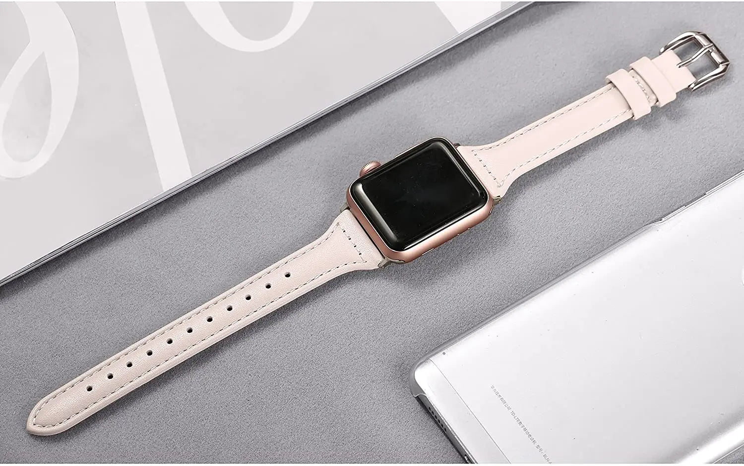 Slim Leather Band for Apple Watch