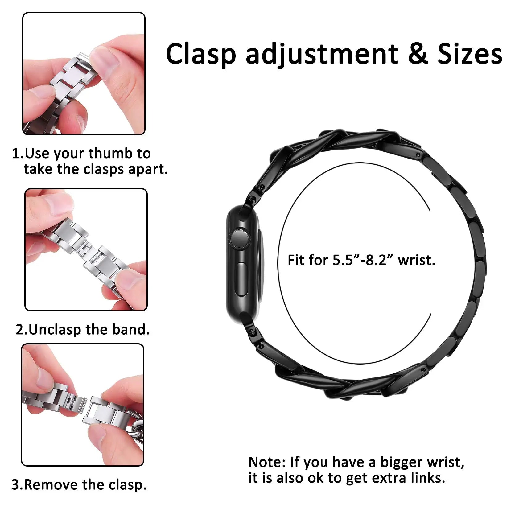 Bracelet cubain de luxe avec étui