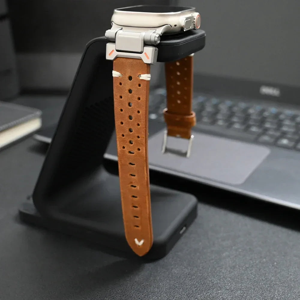 Bracelets en cuir conçus par Armor pour Apple Watch