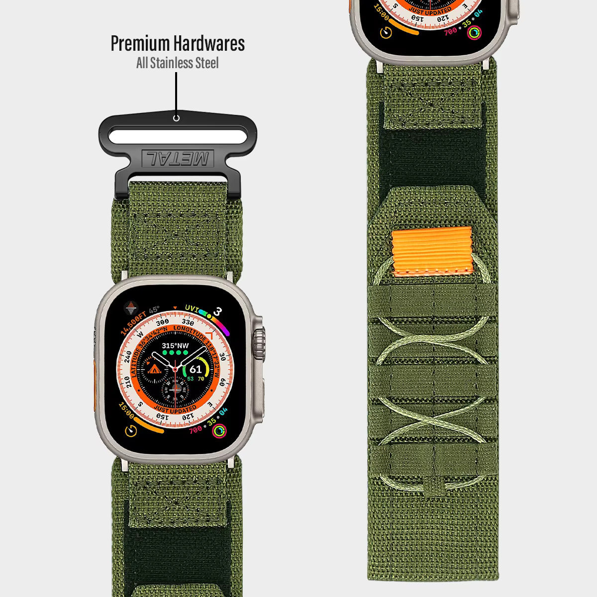 Tactical Nylon Loop Bands for Apple Watch