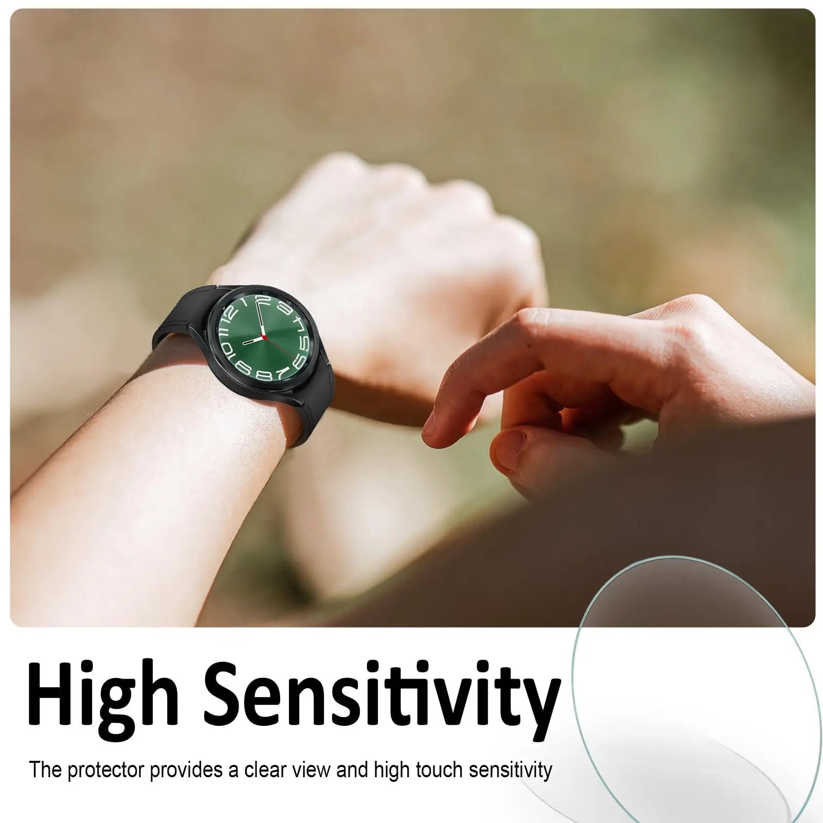 2 Set of Tempered Glass For Samsung Galaxy Watch