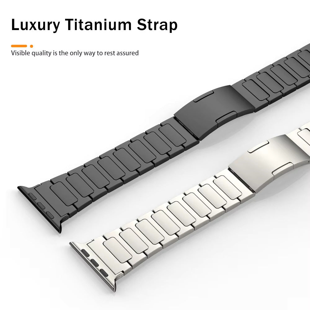 Bracelet en titane moderne pour Apple Watch